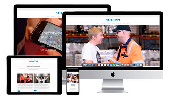 www.napocom.fi verkkosivut